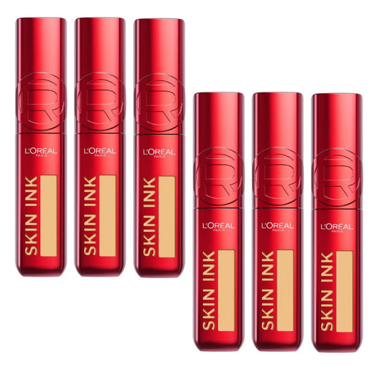 6x L'Oreal Paris Infallible Skin Ink 2 in 1 Foundation Concealer 15ml 260 Warm