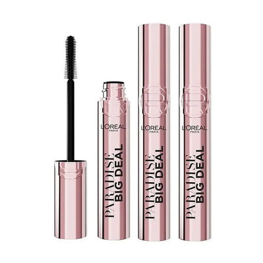 3pk L'Oreal Paris Paradise Big Deal Mascara Black