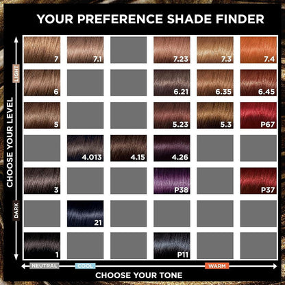 3x L'Oreal Paris Preference Permanent Hair Colour 4.26 Tuscany Pure Burgandy Cool Violet