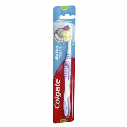 COLGATE Extra Clean Toothbrush MEDIUM BRISTLE Oral Dental