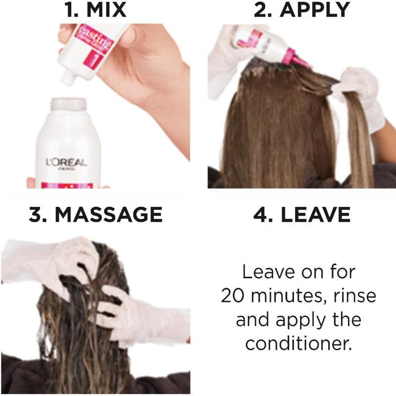 6x L'Oreal Paris Casting Creme Gloss Semi-Permanent Hair Colour 613 Iced Mochaccino