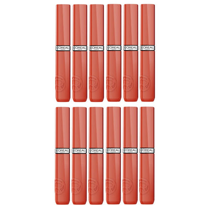 12x L'Oreal Paris Infallible Lacque Resistance Liquid Lipstick 4ml 601 Worth It