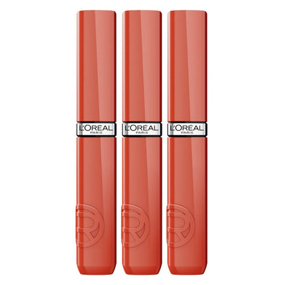 3x L'Oreal Paris Infallible Lacque Resistance Liquid Lipstick 4ml 601 Worth It