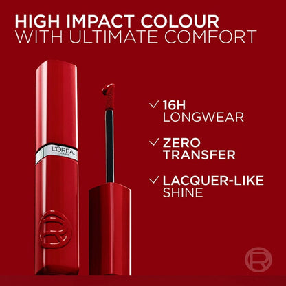 12x L'Oreal Paris Infallible Lacque Resistance Liquid Lipstick 4ml 635 Worth It Medium