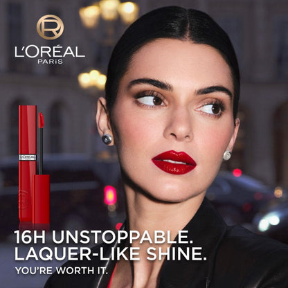 12x L'Oreal Paris Infallible Lacque Resistance Liquid Lipstick 4ml 635 Worth It Medium