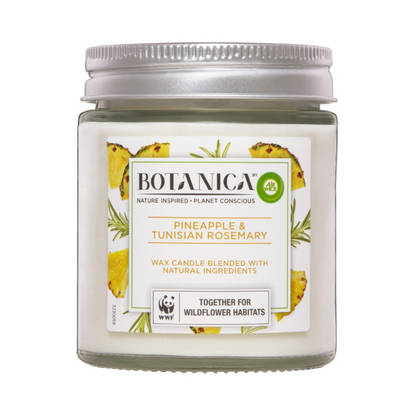 3x Air Wick Botanica by Pineapple and Tunisian Rosemary Candle 205g