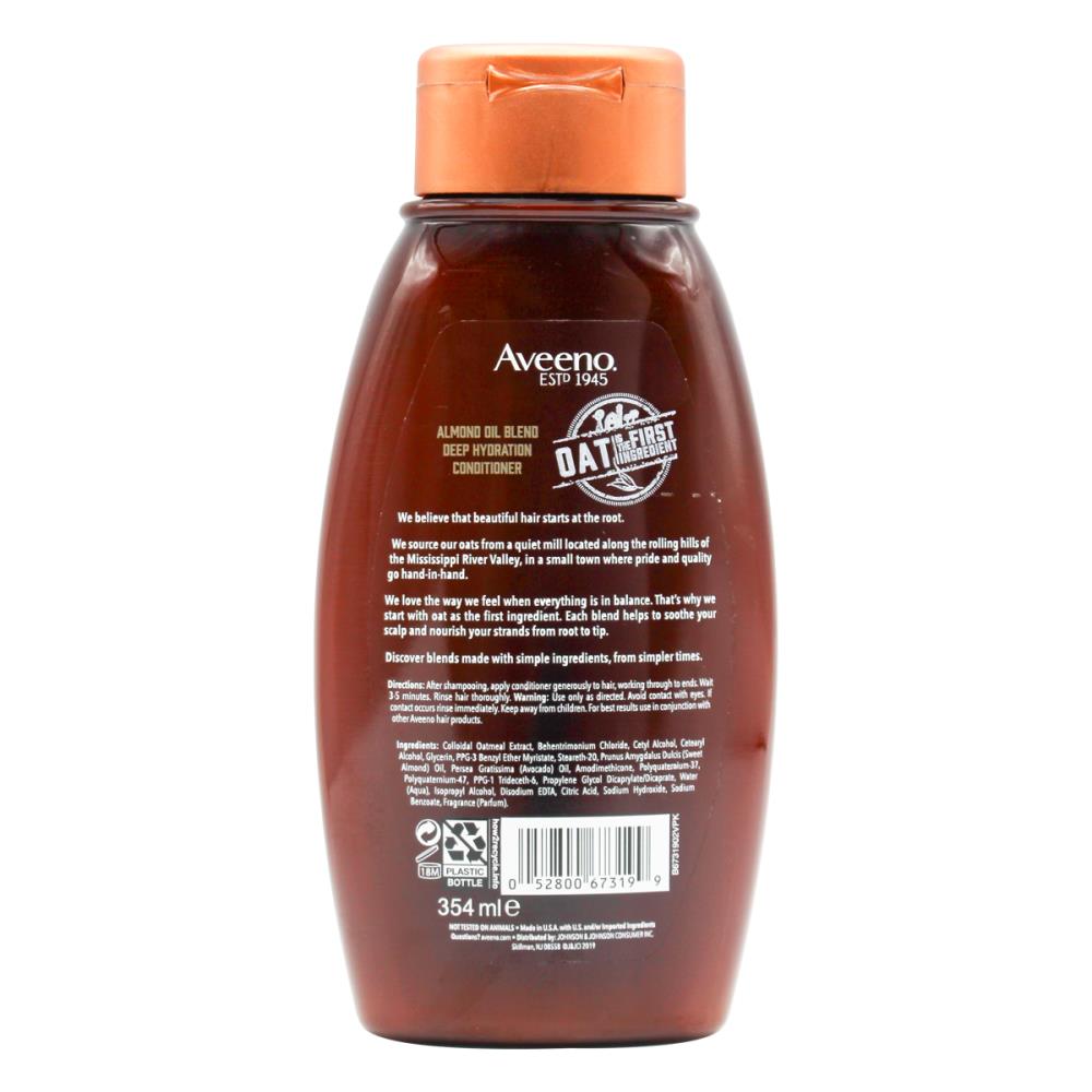 4x Aveeno Almond Oil Deep Hydration Conditioner 354ml