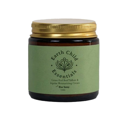 3x Earth Child Essentials Tallow and Jojoba with Blue Tansy Moisturising Cream 100ml