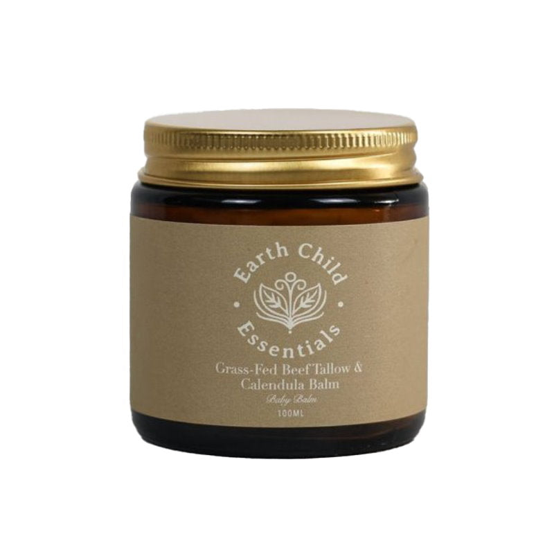 3x Earth Child Essentials Tallow and Calendula Baby Balm 100ml