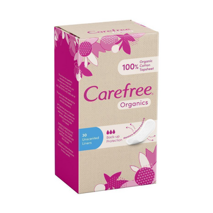 Carefree Organic Liner Original Unscented 30pk