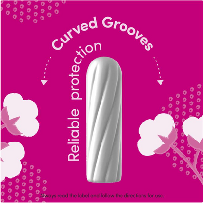 6x Carefree Organic Tampon Regular 16pk