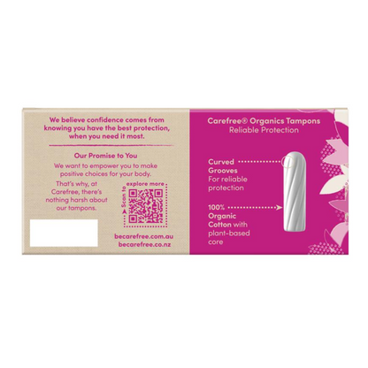Carefree Organic Tampon Super 16pk