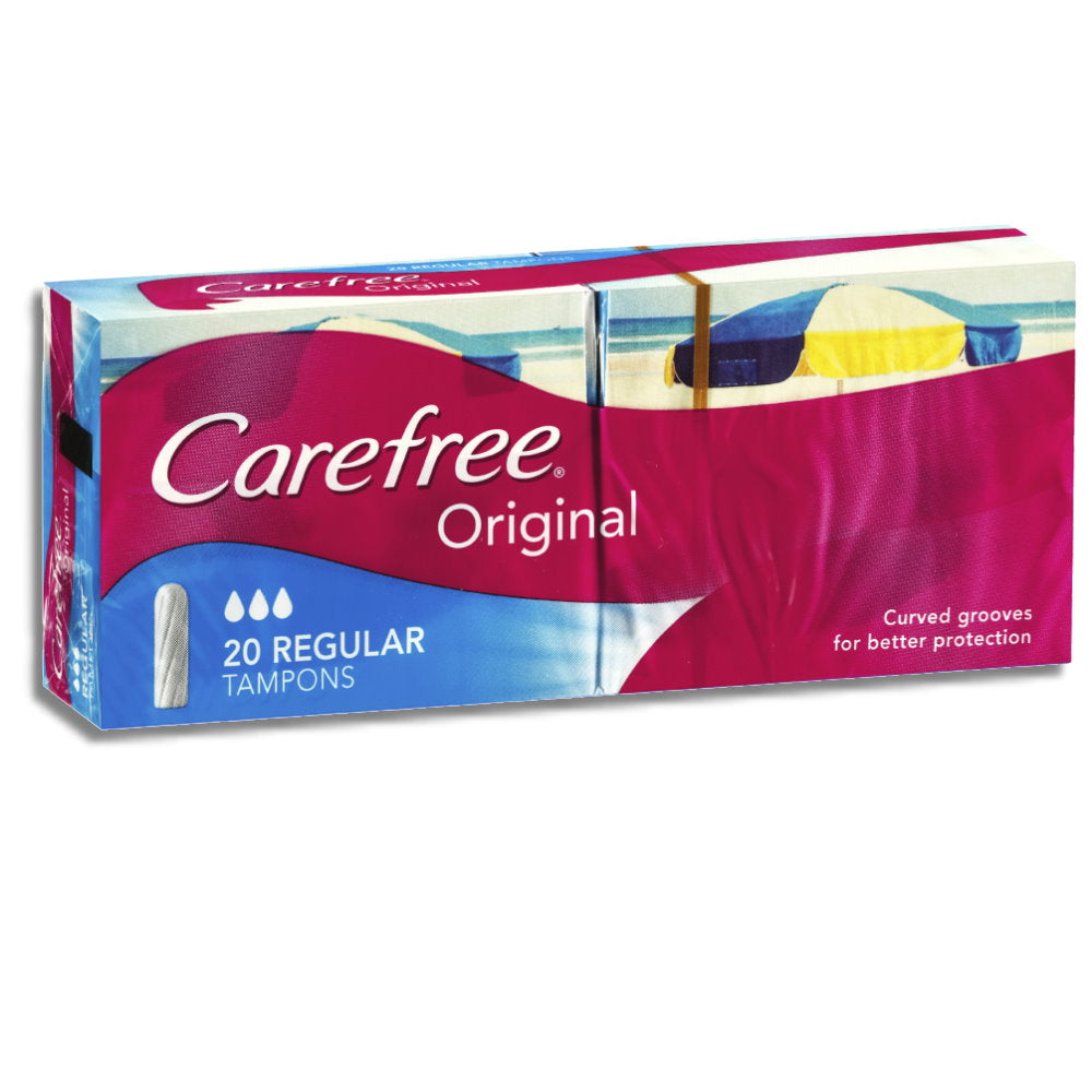 Carefree Original Tampons Regular 20 pack - Makeup Warehouse Australia Shop Online