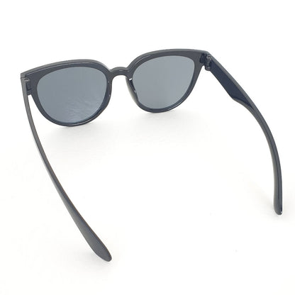 Rosy Lane Cat Eye Round Sunglasses Black