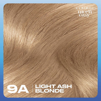 6x Clairol Nice N Easy Root Touch Up Permanent Hair Colour 9A Light Ash Blonde