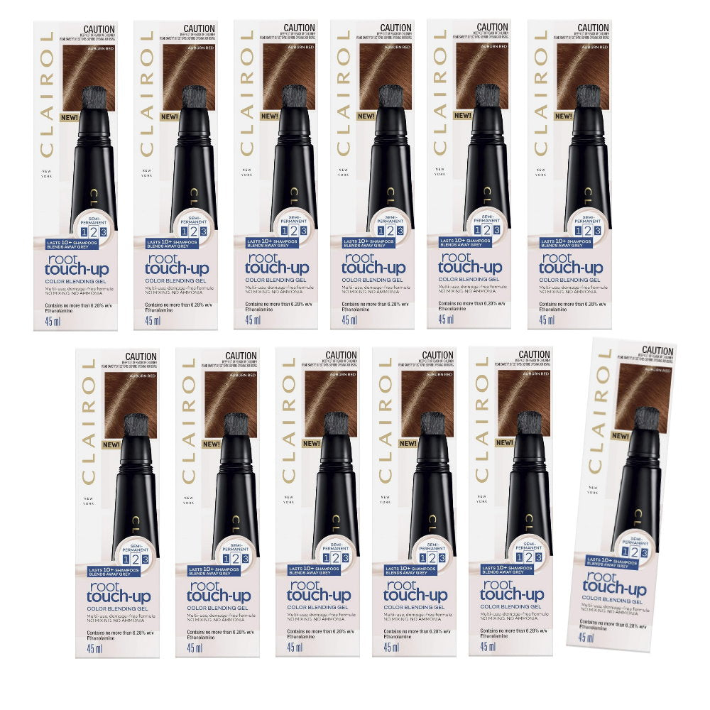 12x Clairol Root Touch-up Semi Permanent Color Blending Gel 45ml Auburn Red