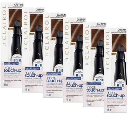 6x Clairol Root Touch-up Semi Permanent Color Blending Gel 45ml Auburn Red
