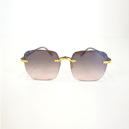 Rosy Lane Classic Vintage Square Sunglasses Grey Pink - Makeup Warehouse Australia