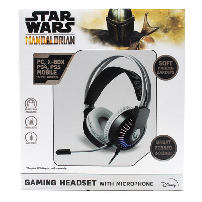 Disney Star Wars The Mandalorian Gaming Headset with Microphone