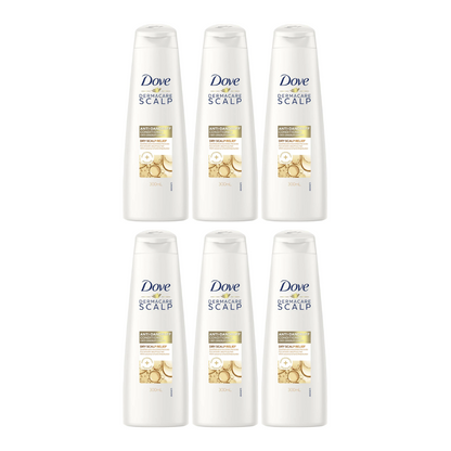 6x Dove Dermacare Scalp Anti Dandruff Conditioner Dry Scalp Relief 300ml