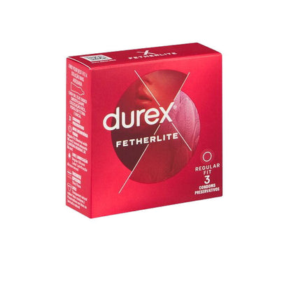 6x Durex Thin Feel Regular Fit Lubricated Condoms Pack of 3