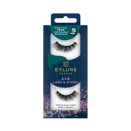 Eylure London Lash & Stash Vegan Faux Mink Party Ready - False Lashes