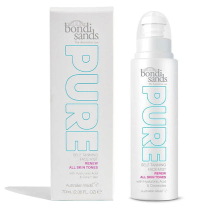 Bondi Sands Pure Self Tanning Face Mist Renew 70mL - Makeup Warehouse Australia 