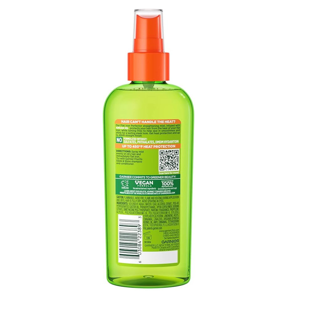 6x Garnier Fructis Style Sleek & Shine Flat Iron Perfector Spray 177ml