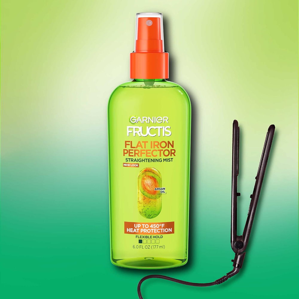 6x Garnier Fructis Style Sleek & Shine Flat Iron Perfector Spray 177ml
