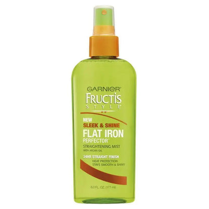 6x Garnier Fructis Style Sleek & Shine Flat Iron Perfector Spray 177ml