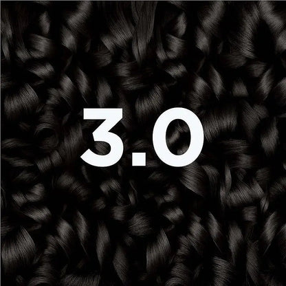 3x Garnier Good Permanent Hair Colour 3.0 Dark Chocolate Brown