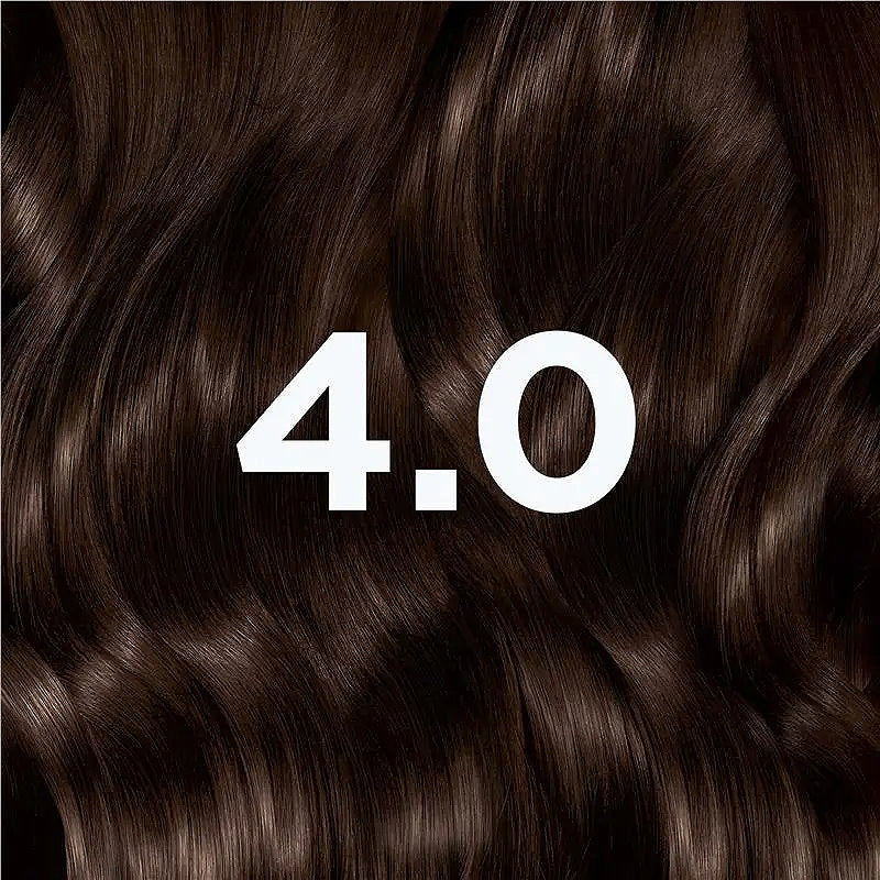 3x Garnier Good Permanent Hair Colour 4.0 Cacao Brown