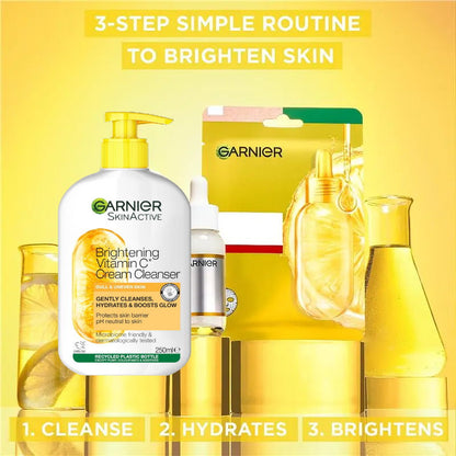 Garnier Brightening Vitamin C Cream Cleanser 250ml