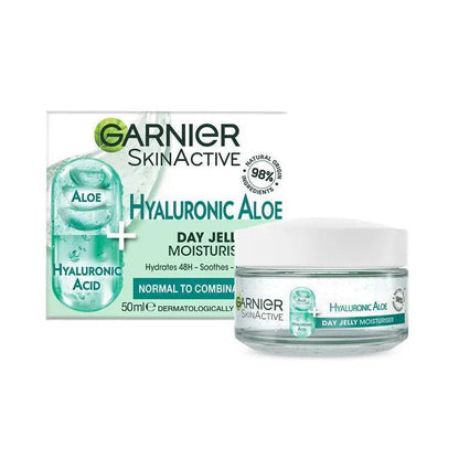 12x Garnier Skin Active Hyaluronic Aloe Day Jelly Moisturiser 50ml