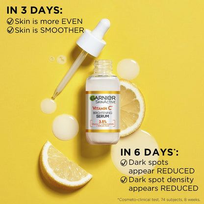 3x Garnier Vitamin C Brightening Serum 30ml