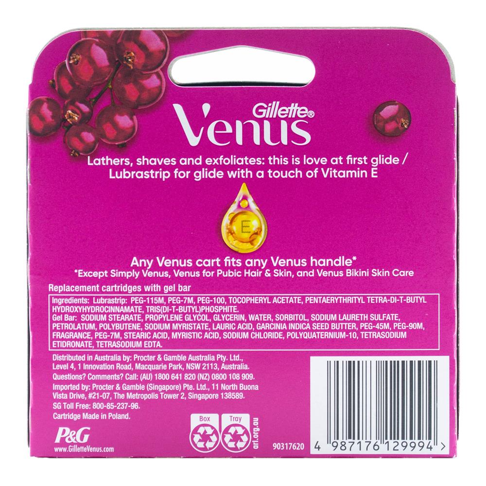 Gillette Venus Pk8 5 Blade Comfortglide Sugarberry With Olay