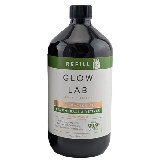 Glow Lab Antibacterial Hand Wash Lemongrass & Vetiver Soap 900ml