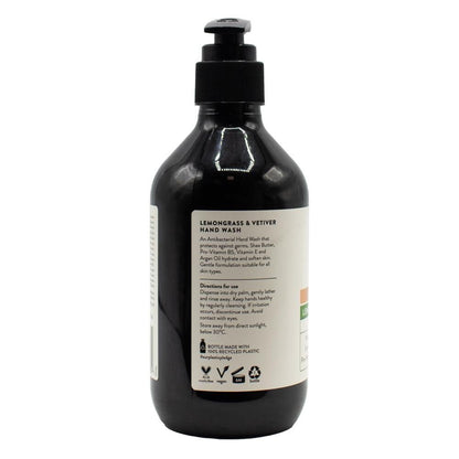 Glow Lab Antibacterial Hand Wash Lemongrass & Vetiver Soap 300ml