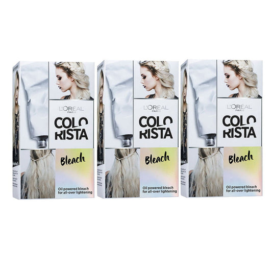 3x L'Oreal Paris Colorista Blonde Bleach Permanent Hair Colour