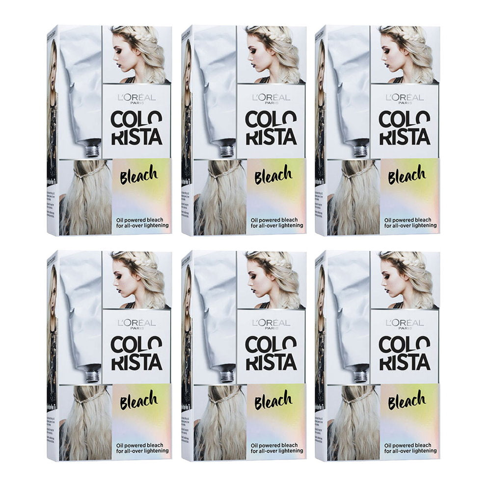 Shop Online Makeup Warehouse - 6 x LOreal Colorista Blonde Bleach Permanent Hair Colour - LOreal Blonde Hair Dye