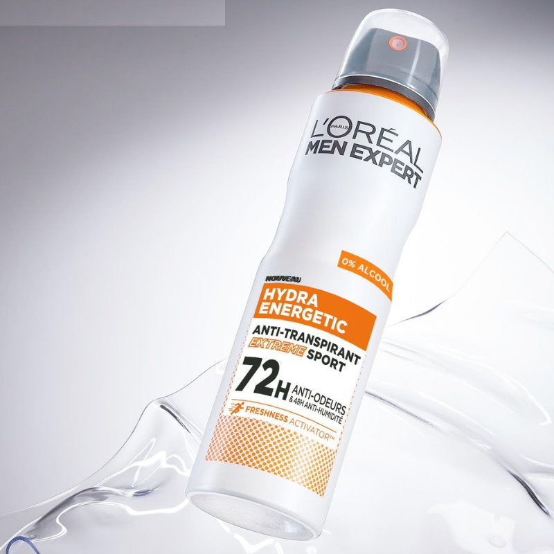 10x LOreal Men Expert Hydra Energetic Extreme Sport Anti Perspirant Deodorant 250ml
