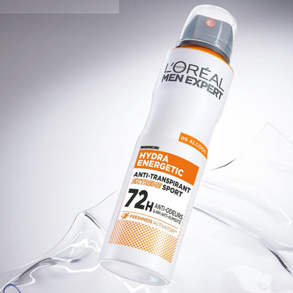 10x LOreal Men Expert Hydra Energetic Extreme Sport Anti Perspirant Deodorant 250ml