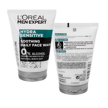 LOreal Men Expert Hydra Sensitive Soothing Face Wash For Men 100ml