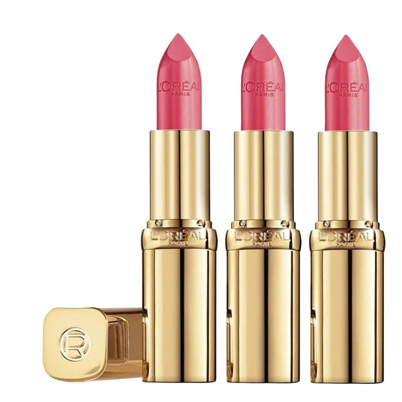 3x L'Oreal Paris Color Riche Satin Lipstick 118 French Made