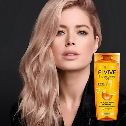 12x L’Oreal Paris Elvive Extraordinary Oil Nourishing Shampoo 300mL