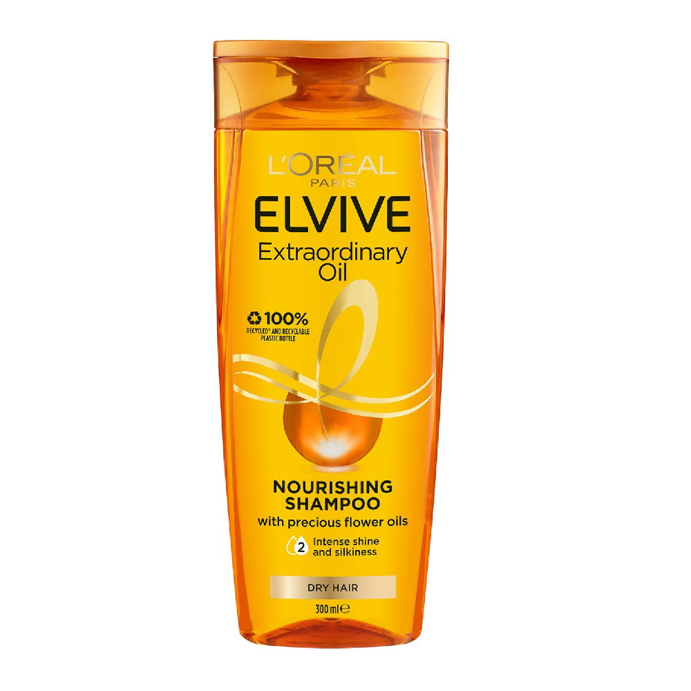 12x L’Oreal Paris Elvive Extraordinary Oil Nourishing Shampoo 300mL
