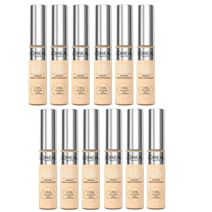 12x L'Oreal Paris True Match Radiant Serum Concealer 11ml 4D Light Medium