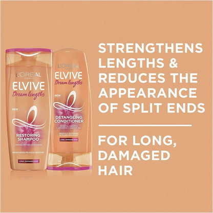 3x L'Oreal Paris Elvive Dream Long Shampoo 300ml