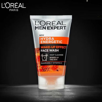 12x L'Oreal Men Expert Hydra Energetic Wake-Up Effect Face Wash 100ml