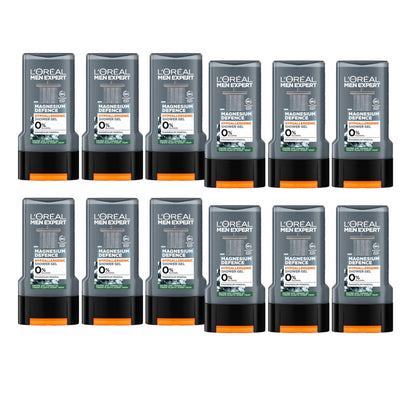 12x L’Oreal Men Expert Magnesium Defence Hypoallergenic Shower Gel 300ml